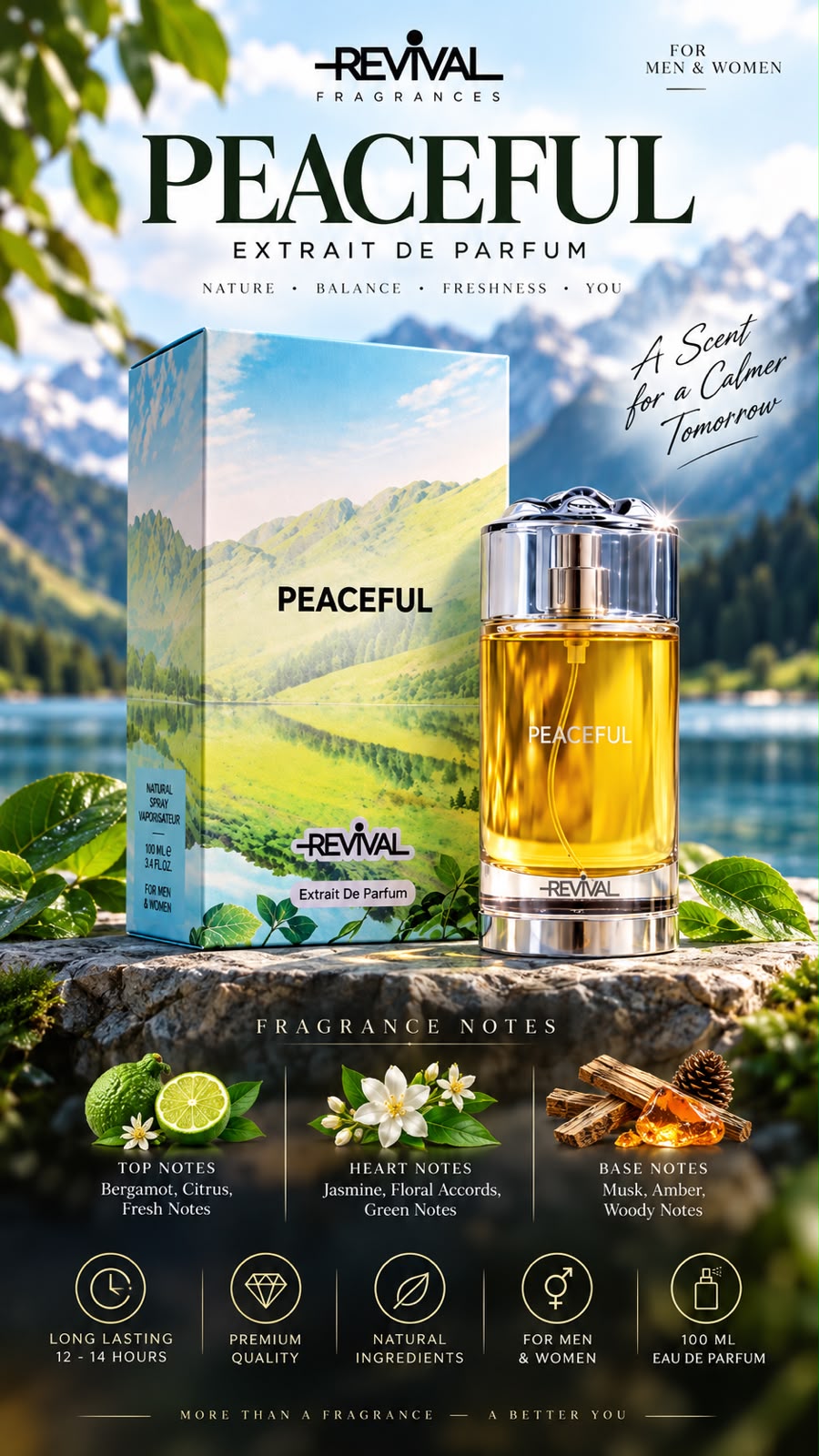 🌿 Peaceful – Revival Extract de Parfum 100 ML
