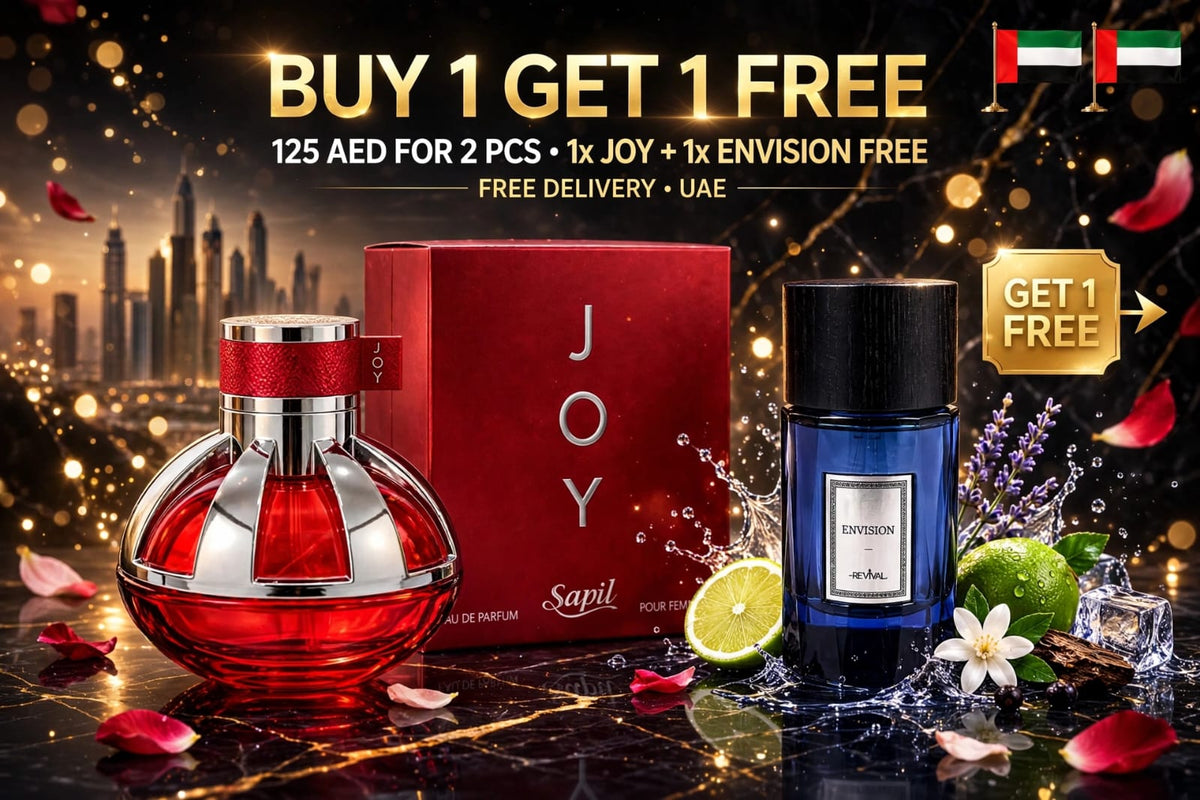 Sapil Joy Perfume , Fruity Floral Vanilla, EDP 100ml,Buy 1 Get 1 FREE Envision perfume (Copy)